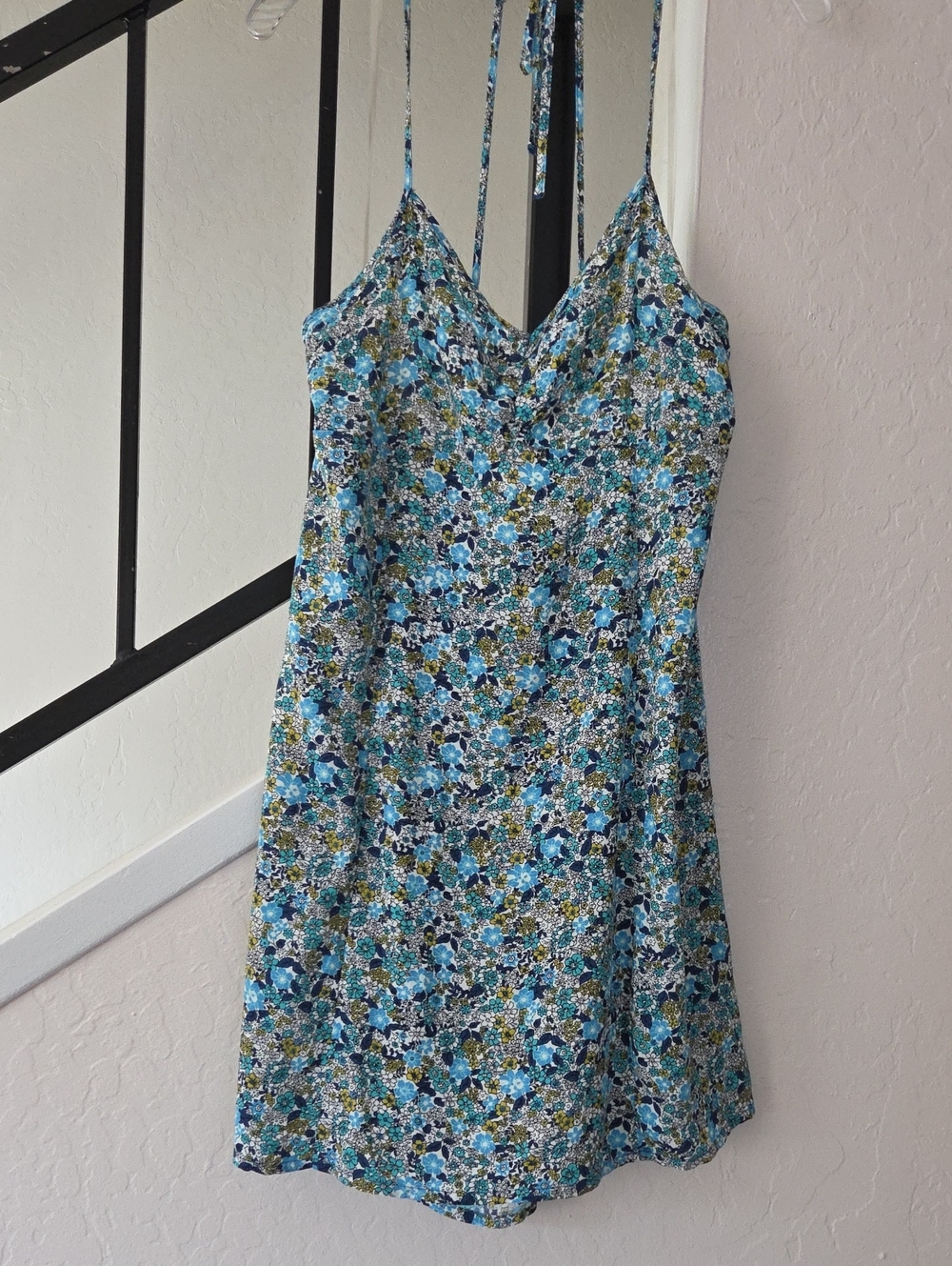 wild fable Blue Floral Mini Dress